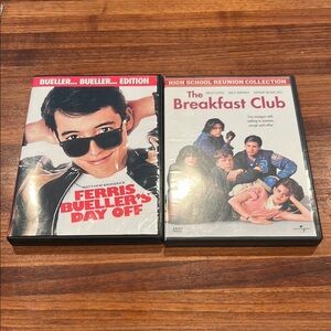 Ferris Bueller's Day Off & The Breakfast Club DVD Set - 80’s Collection
